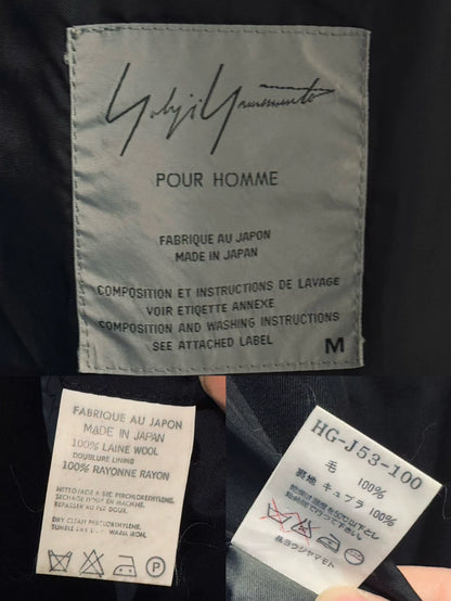 Yohji Yamamoto Double Scarf Collar Suit