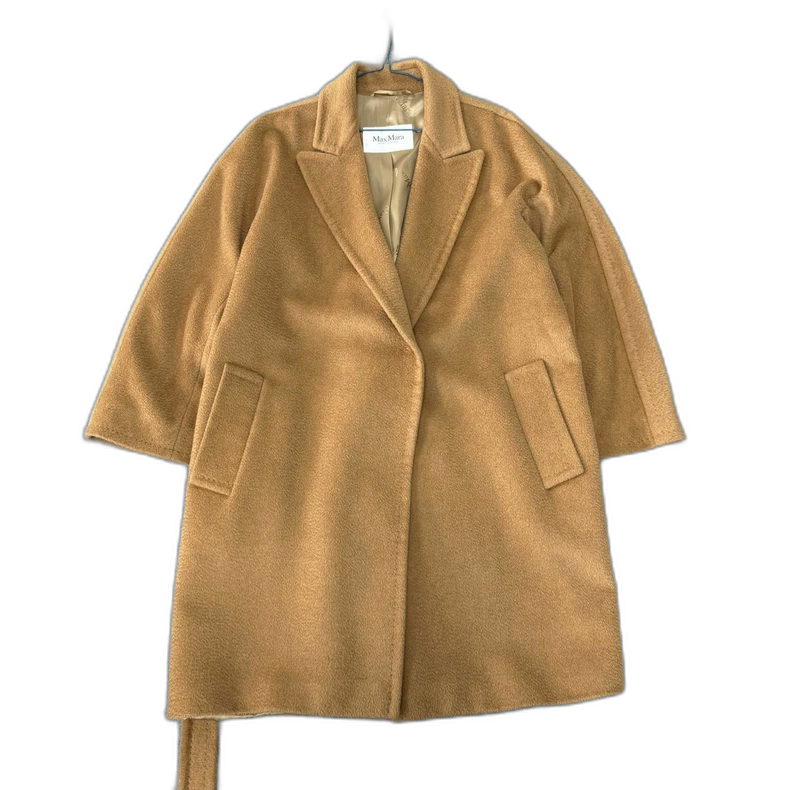 Maxmara Camel Wool Overcoat