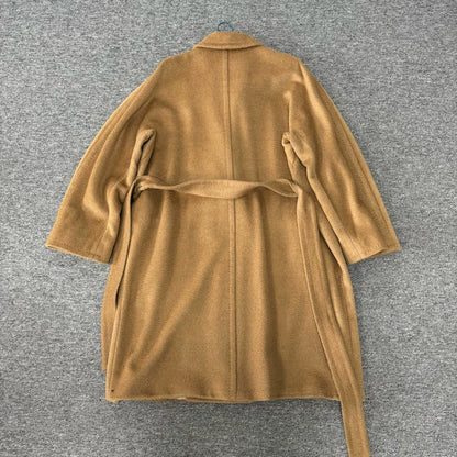 Maxmara Camel Wool Overcoat