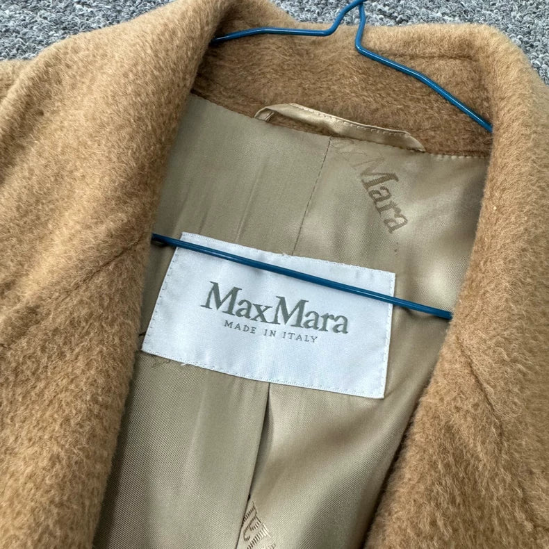 Maxmara Camel Wool Overcoat