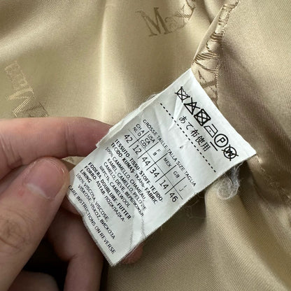 Maxmara Camel Wool Overcoat