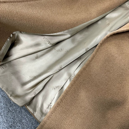 Maxmara Camel Wool Overcoat