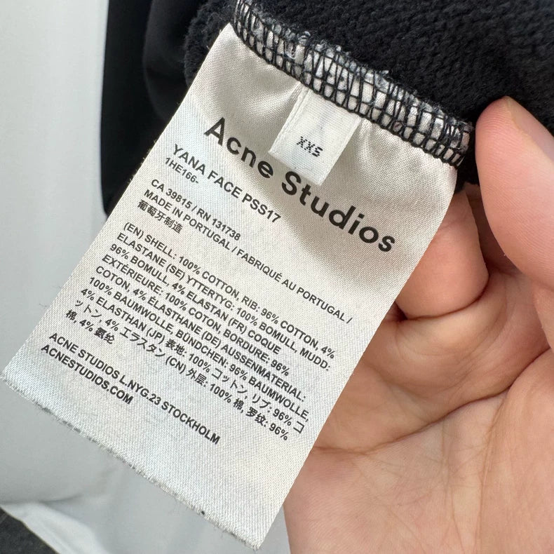 Acne Studios Embroidered Smile Sweatshirt-yf