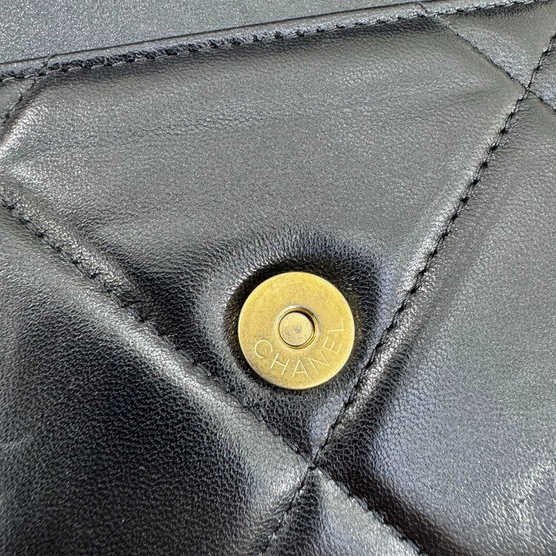 Chanel Classic Logo Leather Shoulder Bag