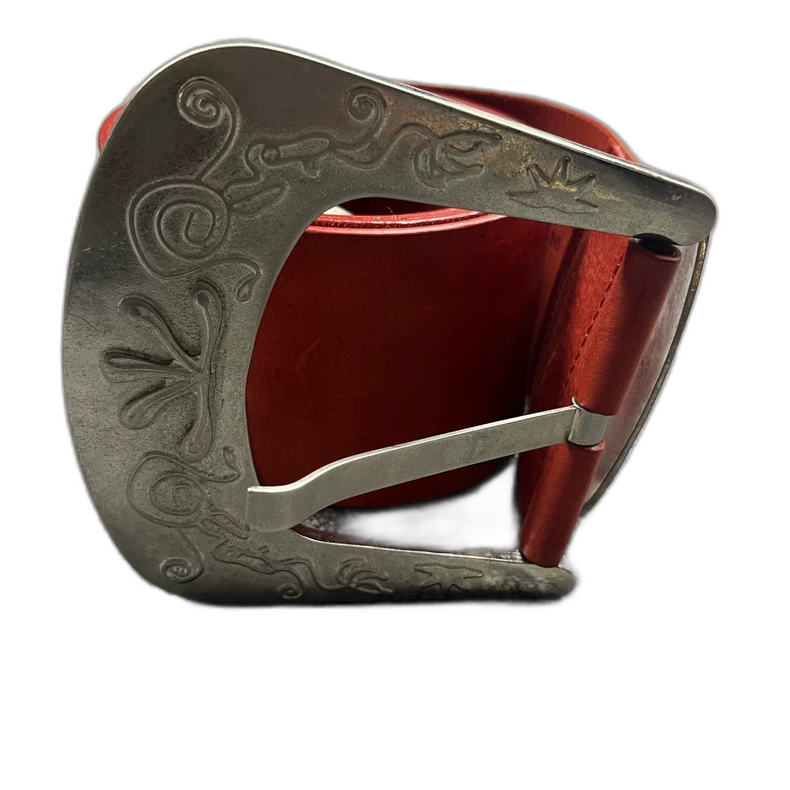 Maison Margiela Orange Vintage Buckle Waist Belt