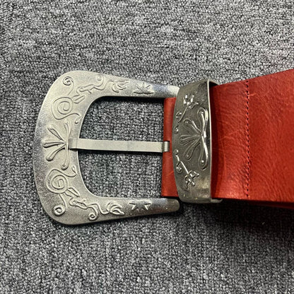 Maison Margiela Orange Vintage Buckle Waist Belt