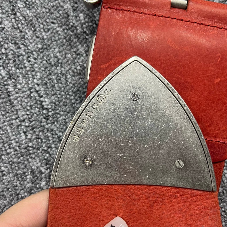 Maison Margiela Orange Vintage Buckle Waist Belt