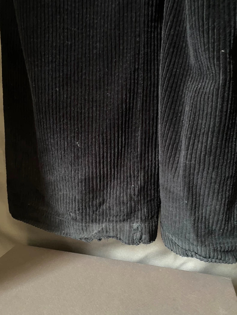 Rick Owens Double Ring Corduroy Wide-Leg Pants