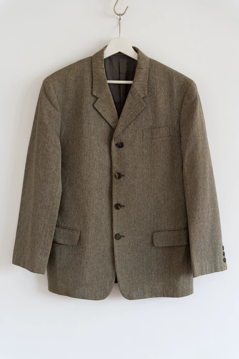 90s Yohji Yamamoto Houndstooth Suit Jacket