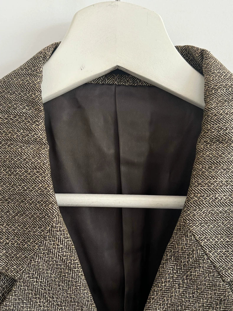 90s Yohji Yamamoto Houndstooth Suit Jacket