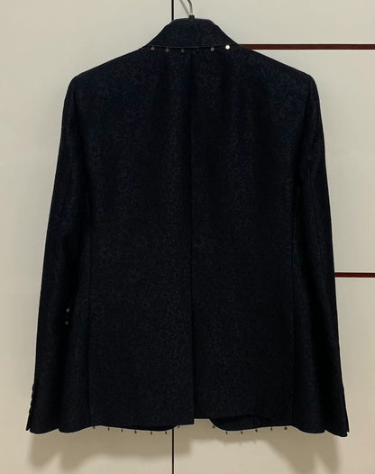 Saint Laurent Black Chain Pendant Blazer