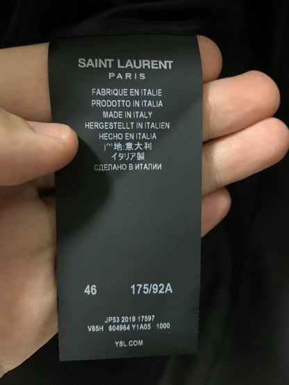 Saint Laurent Black Chain Pendant Blazer