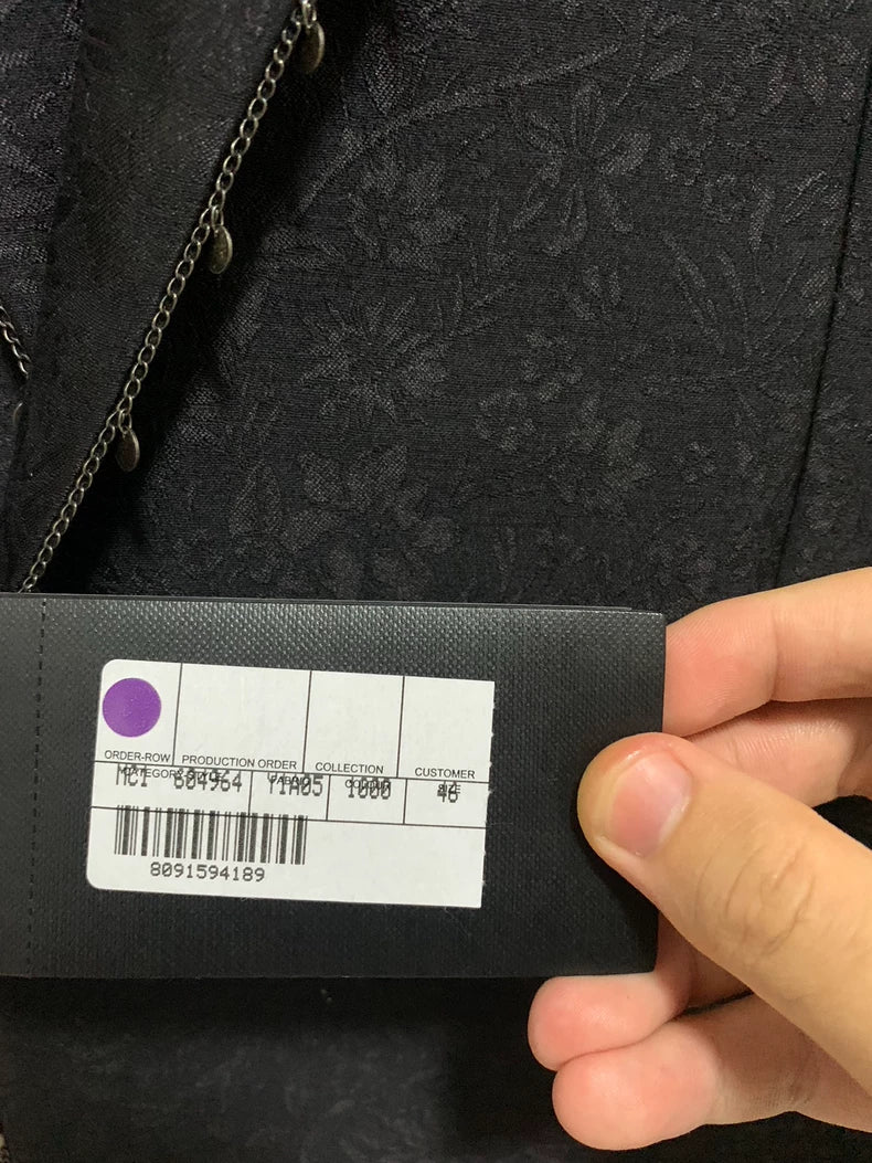 Saint Laurent Black Chain Pendant Blazer