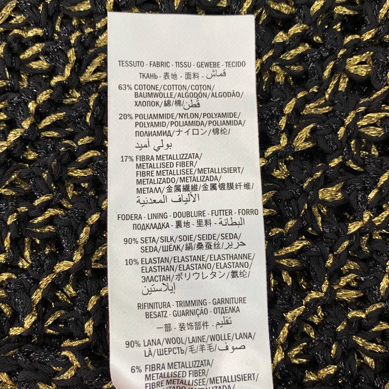 Gucci Color Block Knitted Cotton Skirt