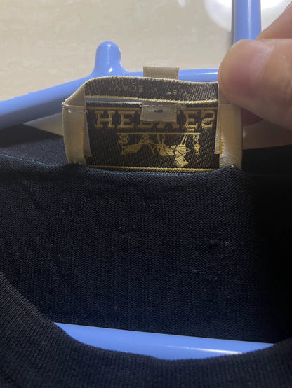 Hermes Short Sleeve Knit Pullover Sweater