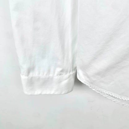 Dior White Cotton Long Sleeve Shirt