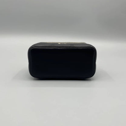 Chanel Quilted Leather Makeup Bag