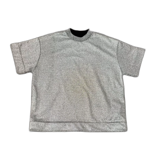 Silver Short Sleeve Sweatshirt