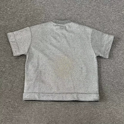 Silver Short Sleeve Sweatshirt