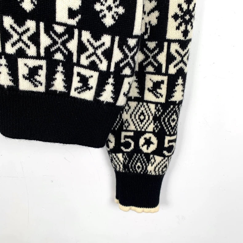 Chanel Snowflake Knit Cardigan Sweater
