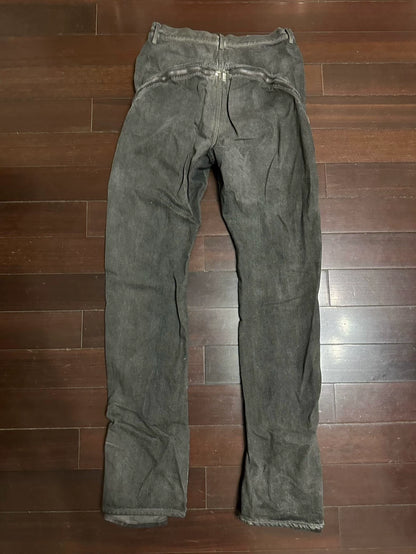 Rick Owens Drkshdw Banana Zip Jeans