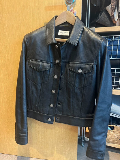 YSL SLP Saint Laurent Leather Jacket