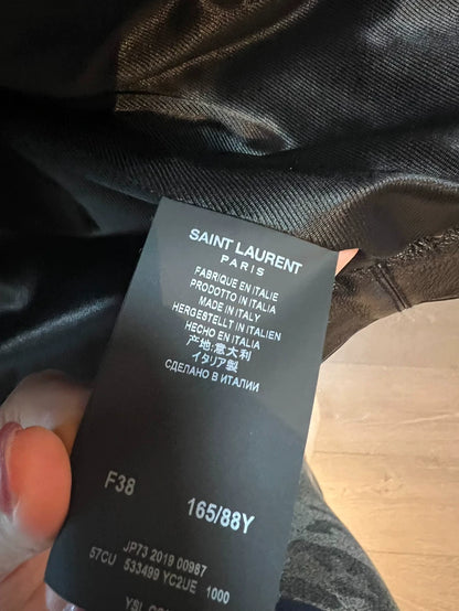 YSL SLP Saint Laurent Leather Jacket