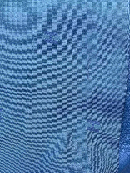 Hermes Blue Lambskin Leather Shorts