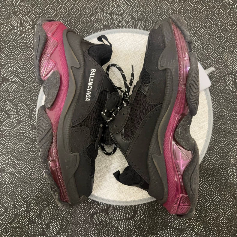 Balenciaga Triple S Sneakers with Transparent Sole