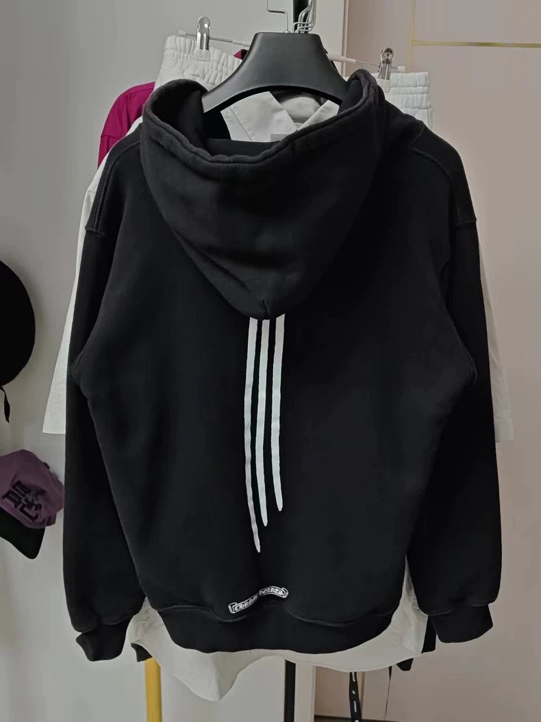 Chrome Hearts Waffle Zip Hoodie Black