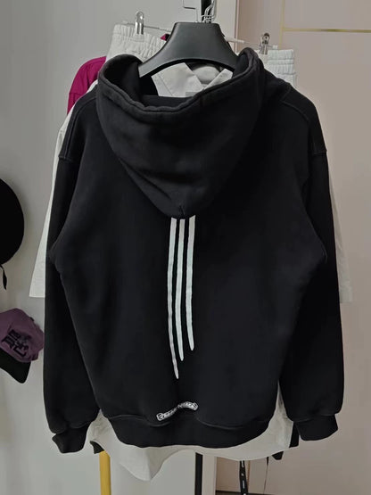 Chrome Hearts Waffle Zip Hoodie Black
