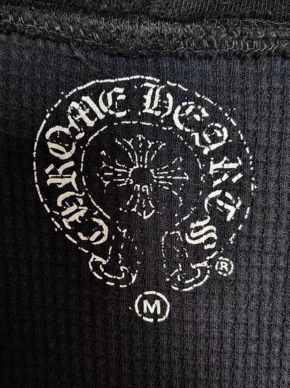 Chrome Hearts Waffle Zip Hoodie Black