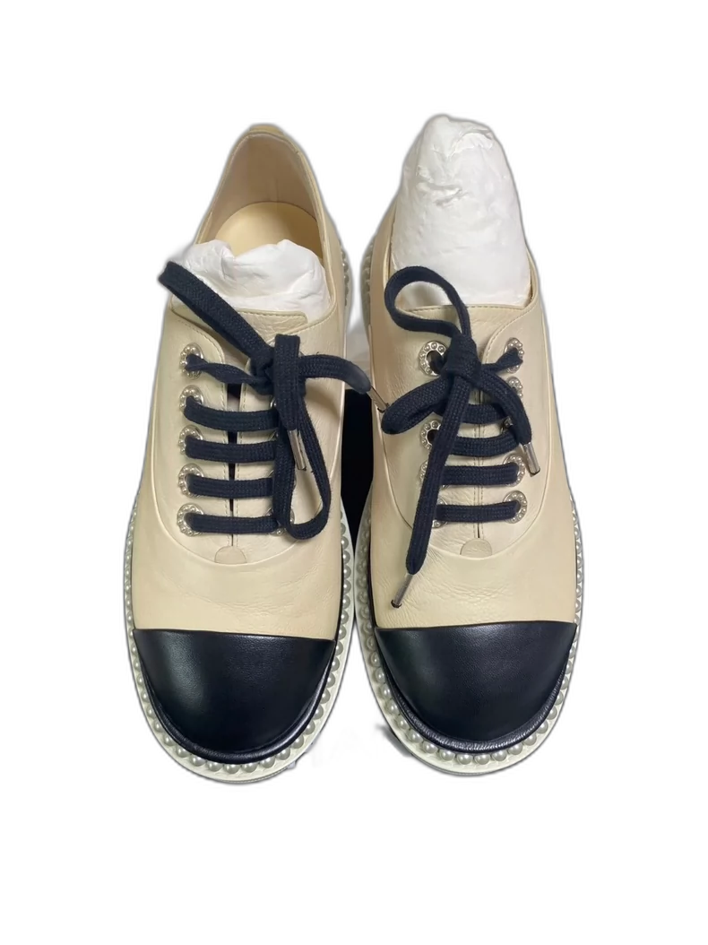 Chanel Pearl Flat Shoes