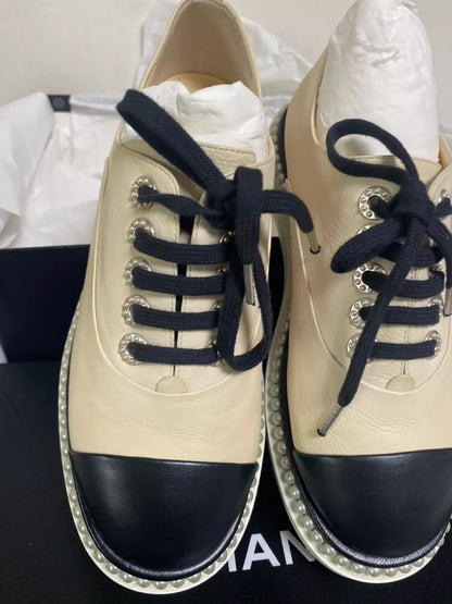 Chanel Pearl Flat Shoes