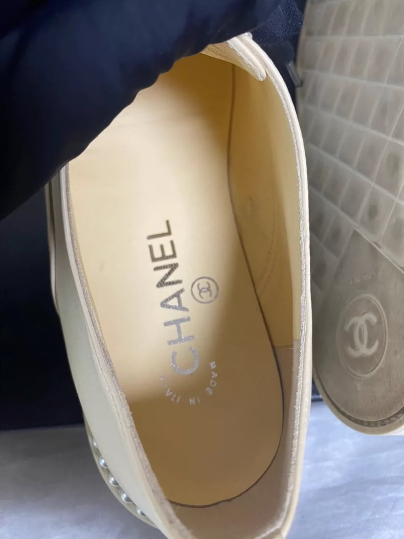 Chanel Pearl Flat Shoes