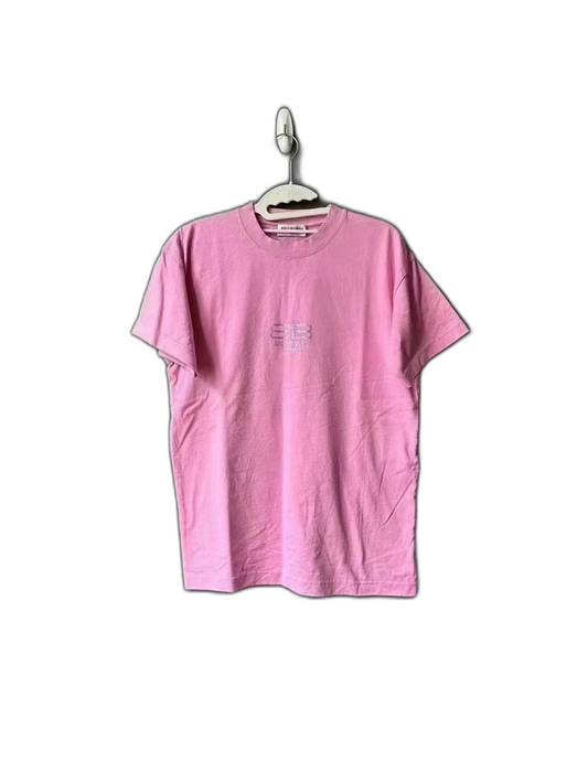 Pink Balenciaga Short Sleeve Shirt