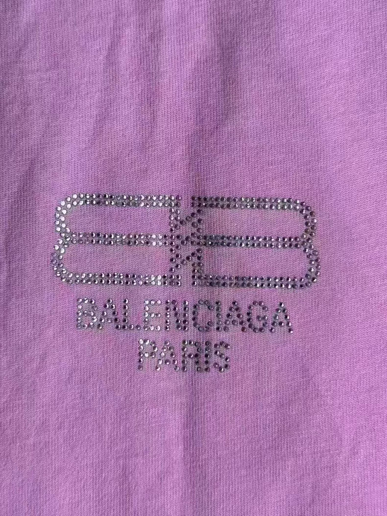 Pink Balenciaga Short Sleeve Shirt