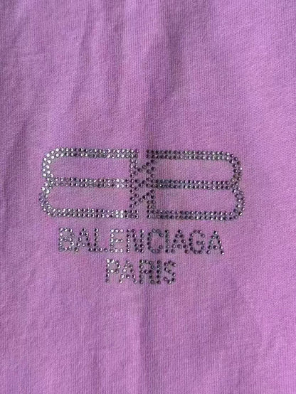 Pink Balenciaga Short Sleeve Shirt