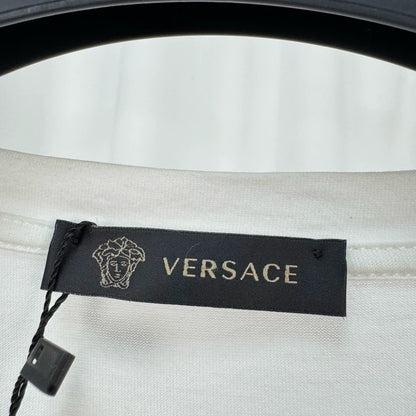Versace Embroidered Medusa Short Sleeve Tee-yf