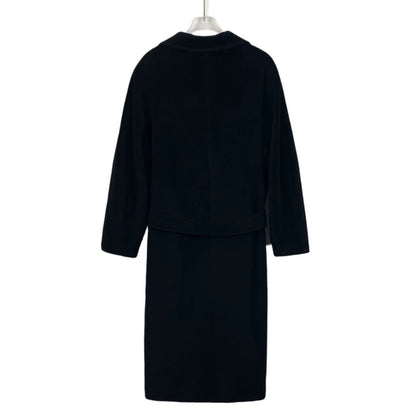 maxmara Double-Breasted Coat with Belt