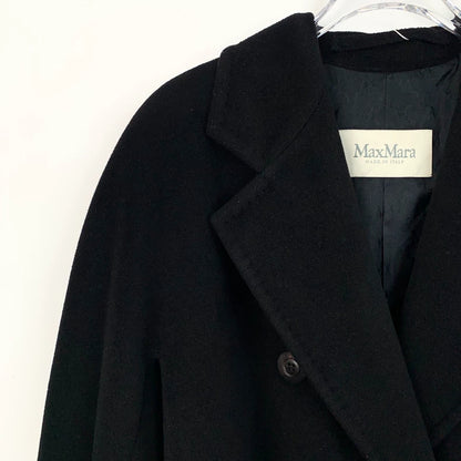 maxmara Double-Breasted Coat with Belt