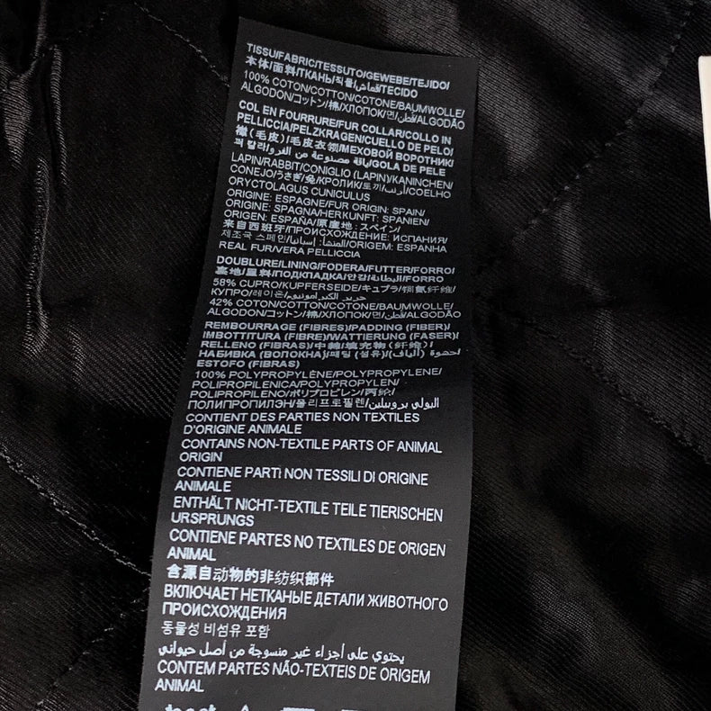 Saint Laurent Denim Jacket with Fur Collar