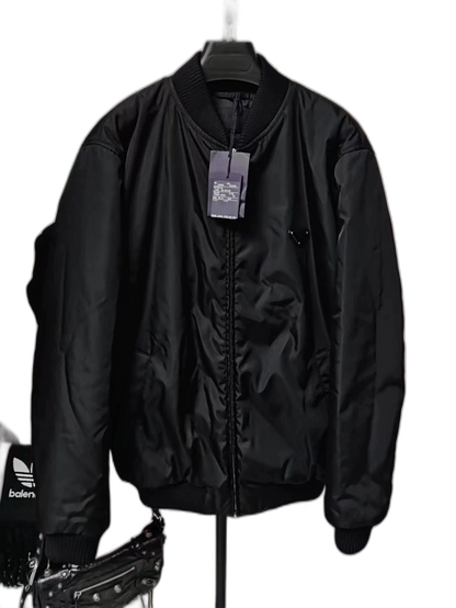 Prada  Black Bomber Jacket with Tag
