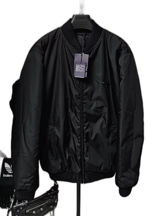 Prada  Black Bomber Jacket with Tag