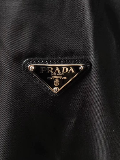 Prada  Black Bomber Jacket with Tag