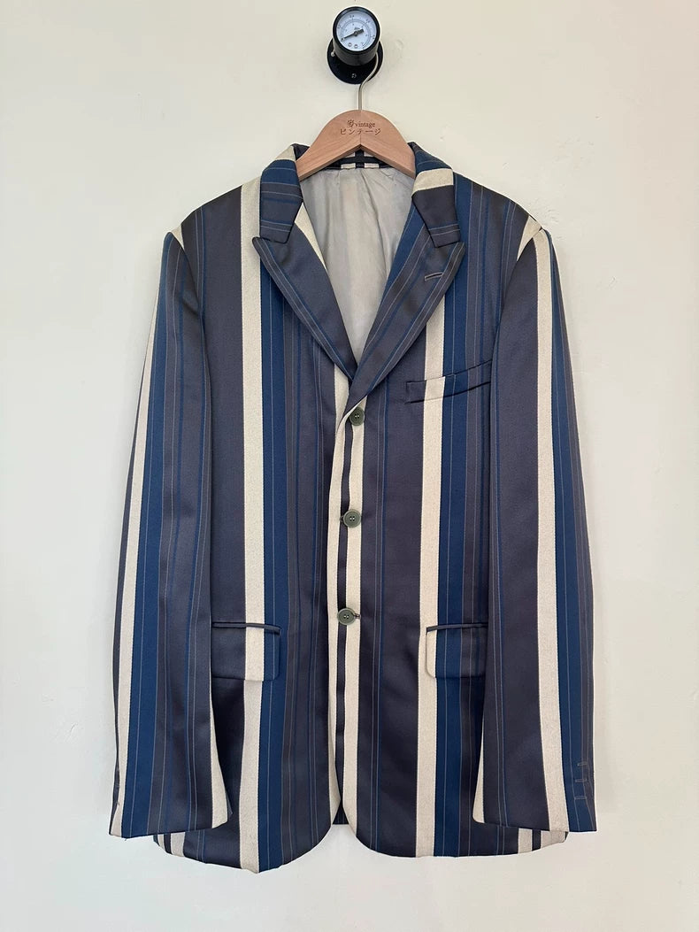 CommeDesGarcons Stripe Paneled Blazer