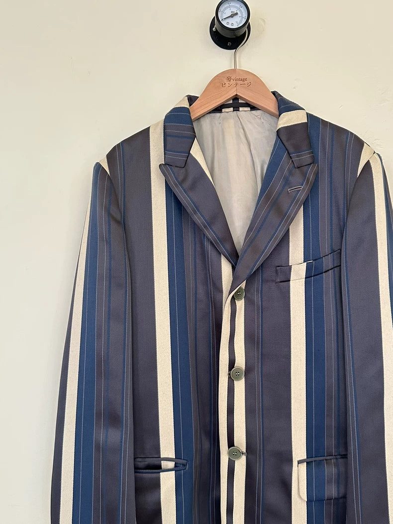 CommeDesGarcons Stripe Paneled Blazer