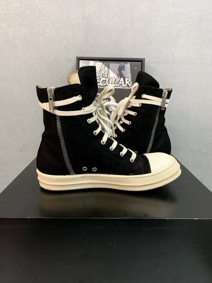 Rick Owens High-Top Canvas Sneakers-yf