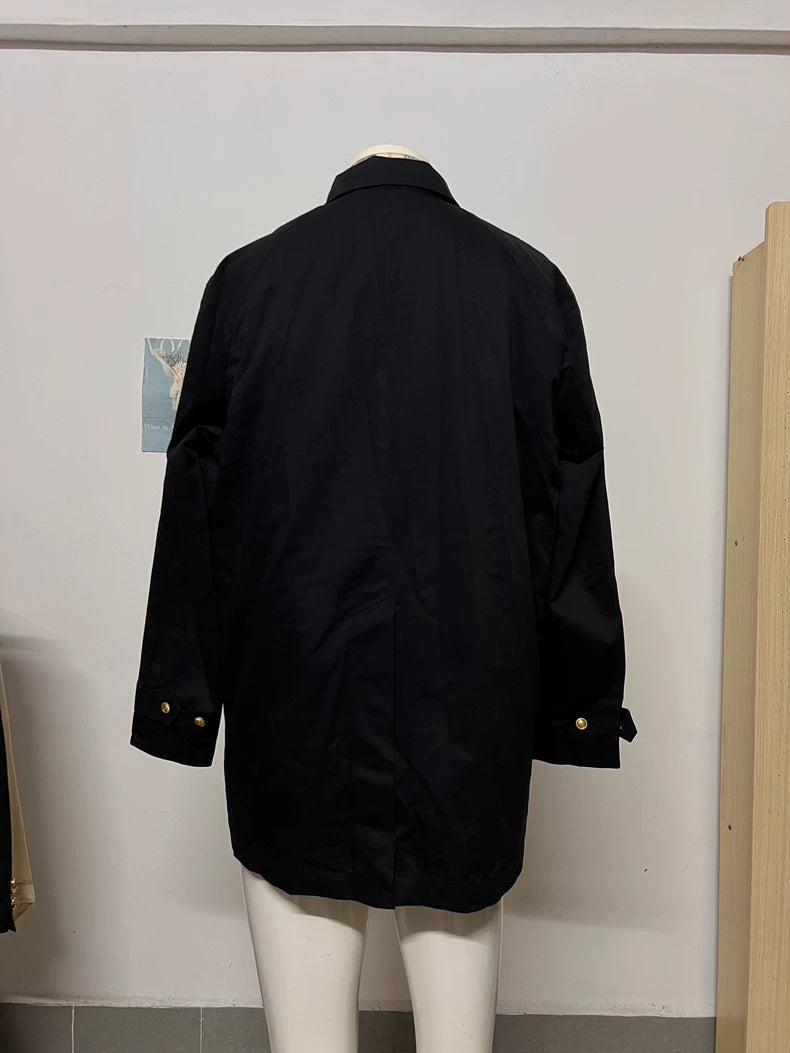 Vintage Dior Black Jacket with Gold Button