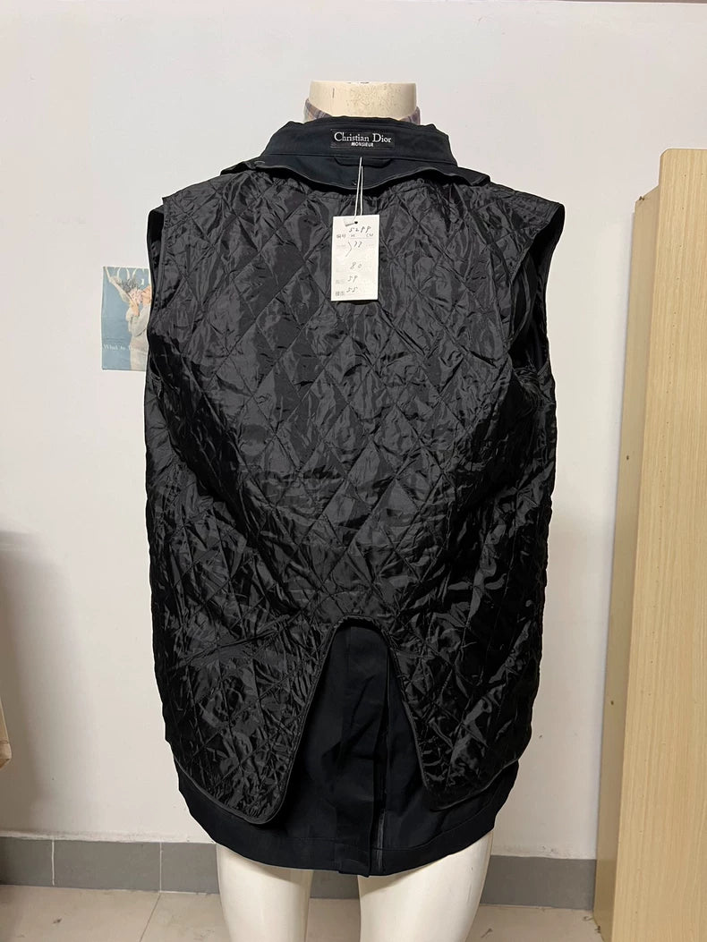 Vintage Dior Black Jacket with Gold Button